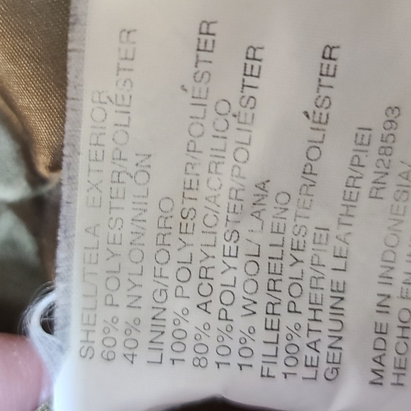 Members Only Men's Winter Coat KHAKI GREEN Snaps/Zips Quilted Lining Size XL EUC - Picture 11 of 12